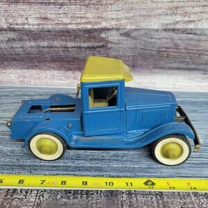 Vintage Buddy L Pressed Steel Model T Dump Truck for parts missing Dump bed USED
